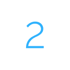 icona con numero due per indicare la realizzazione di un tour di un museo con pocketart